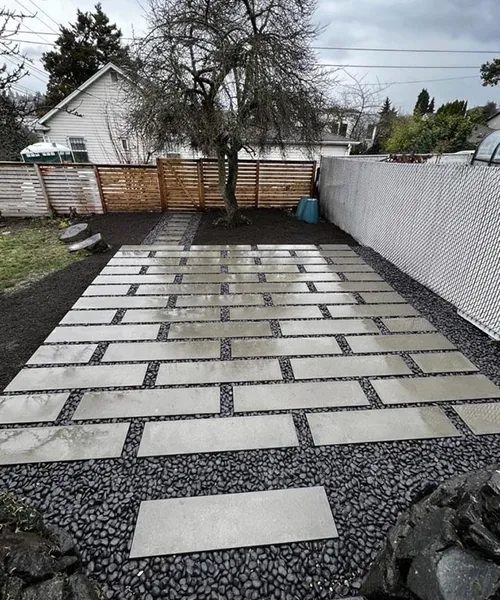 Walkway Paver Installation in Mercer Island 